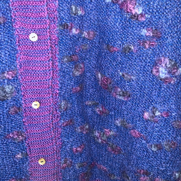 Vintage Handmade oversized reversible wool cardigan - Picture 3 of 10